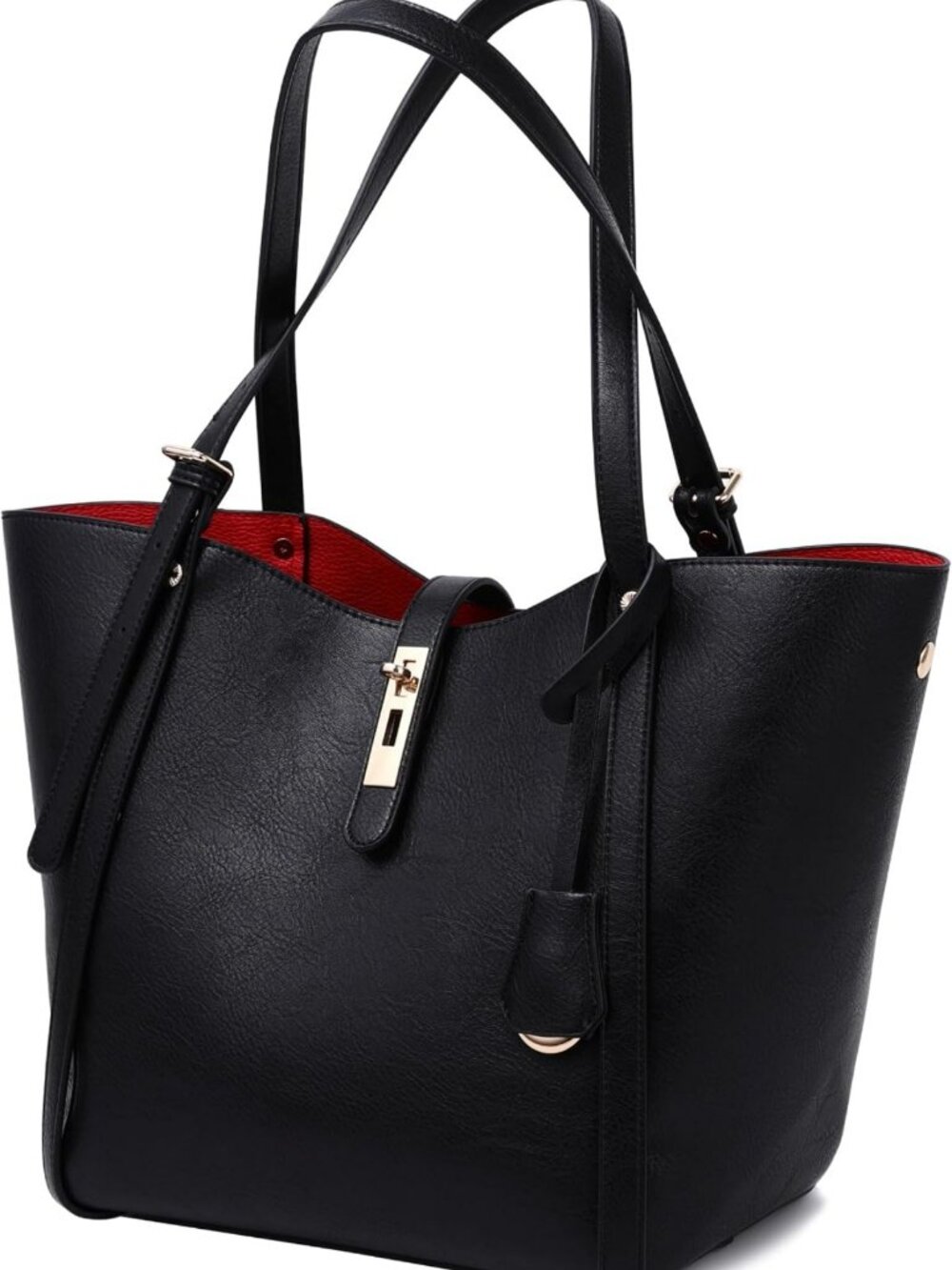 Spacious Women's Work Tote Bag - Stylish Big Bucket Purse for Everyday Use